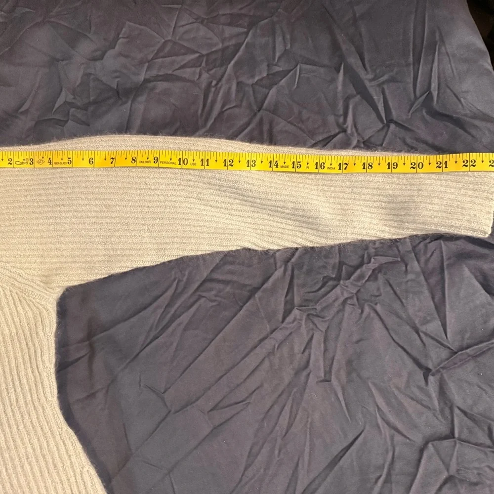 Norm Thompson Sky Blue V-Neck Sweater - Picture 9 of 10